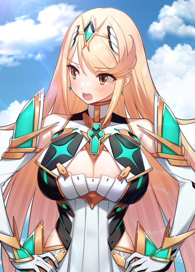 Detail Xenoblade Chronicles 2 Mythra Nomer 9