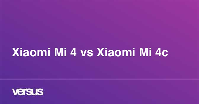 Detail Xiaomi Mi4 Vs Mi4c Nomer 42