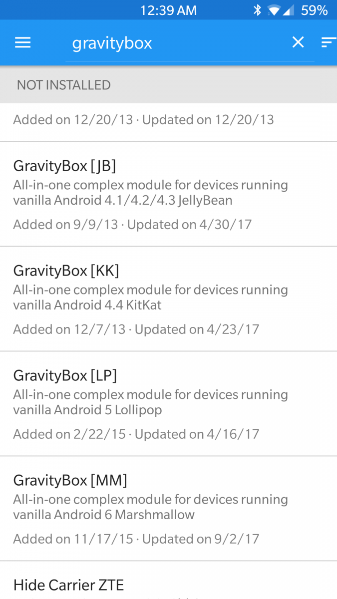 Detail Xposed Miui 9 Nougat Nomer 19