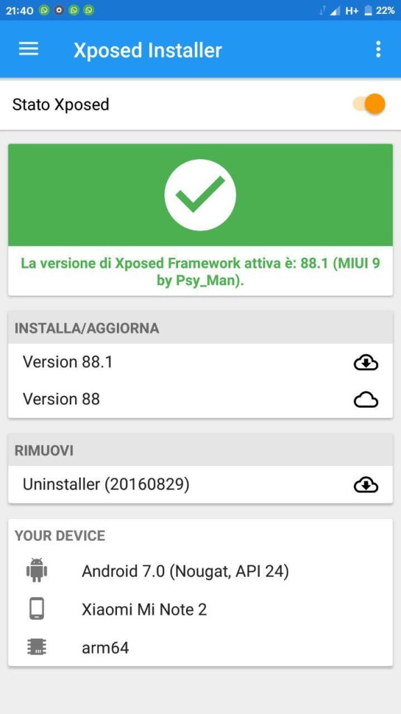 Detail Xposed Miui 9 Nougat Nomer 4