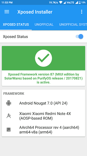 Detail Xposed Miui 9 Nougat Nomer 6