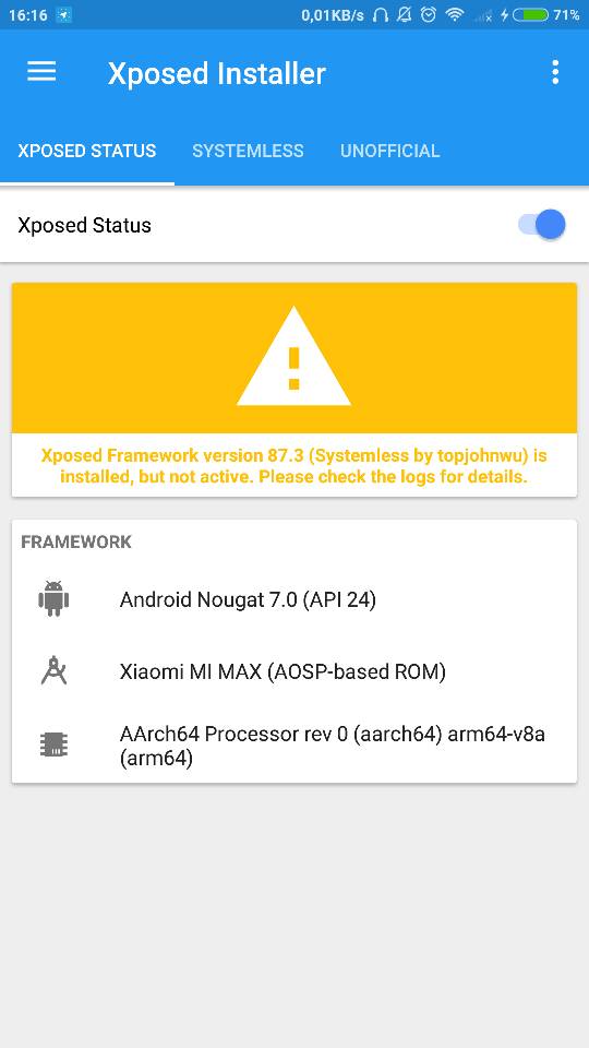 Detail Xposed Miui 9 Nougat Nomer 59