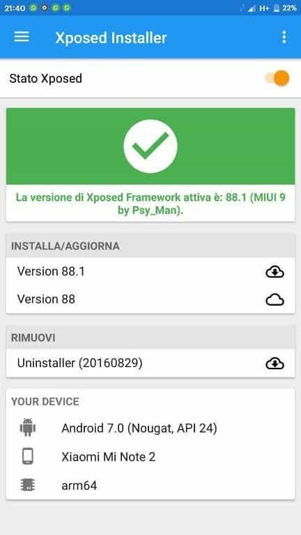 Detail Xposed Miui 9 Nougat Nomer 9