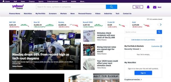 Detail Yahoo Finance Quotes Nomer 38