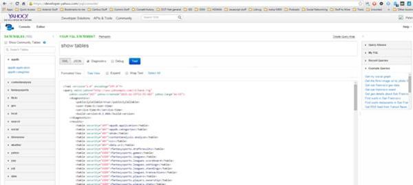 Yahoo Query Language - KibrisPDR
