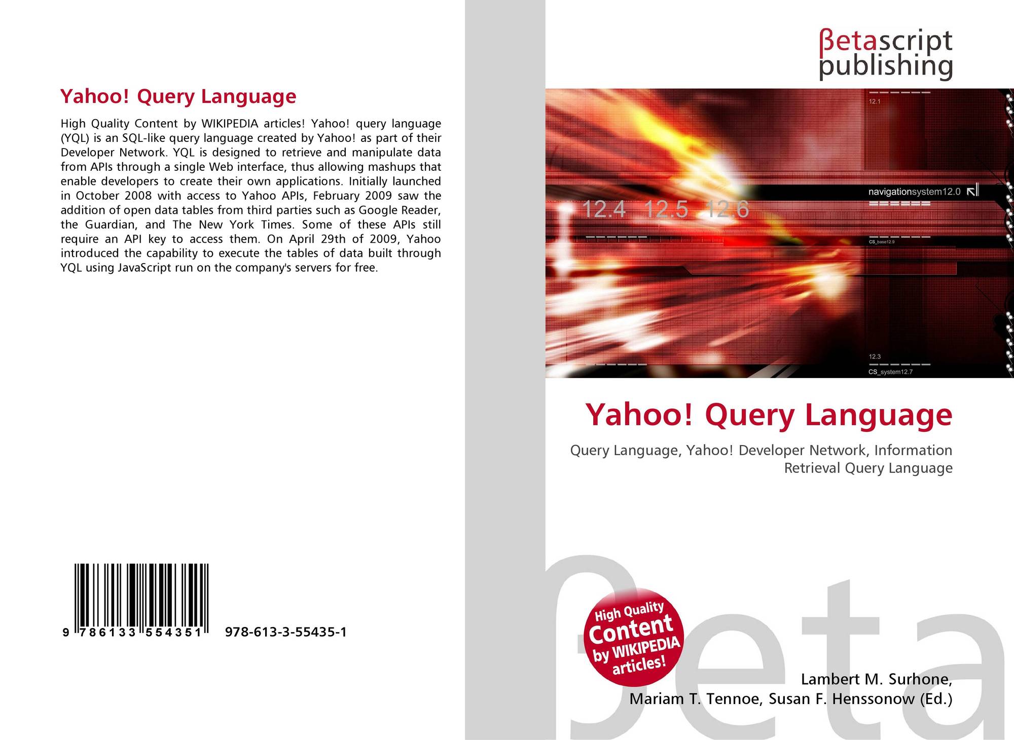 Detail Yahoo Query Language Nomer 15