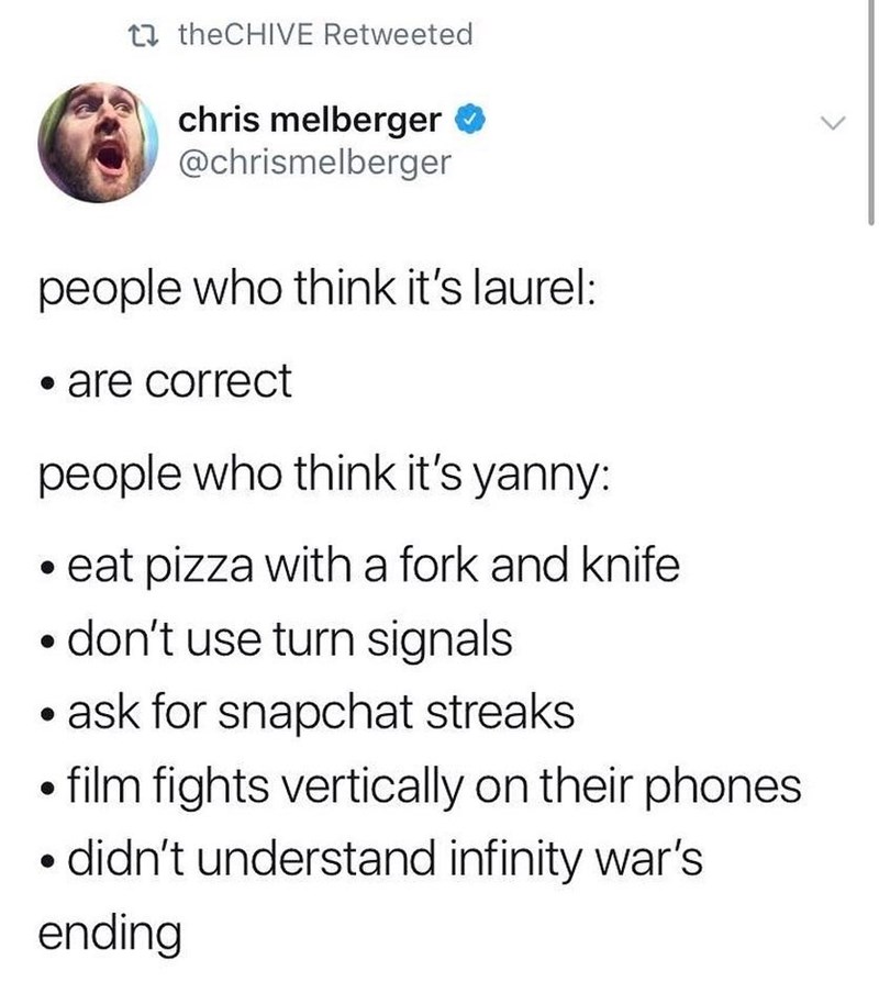 Detail Yanny Or Laurel Meme Nomer 31