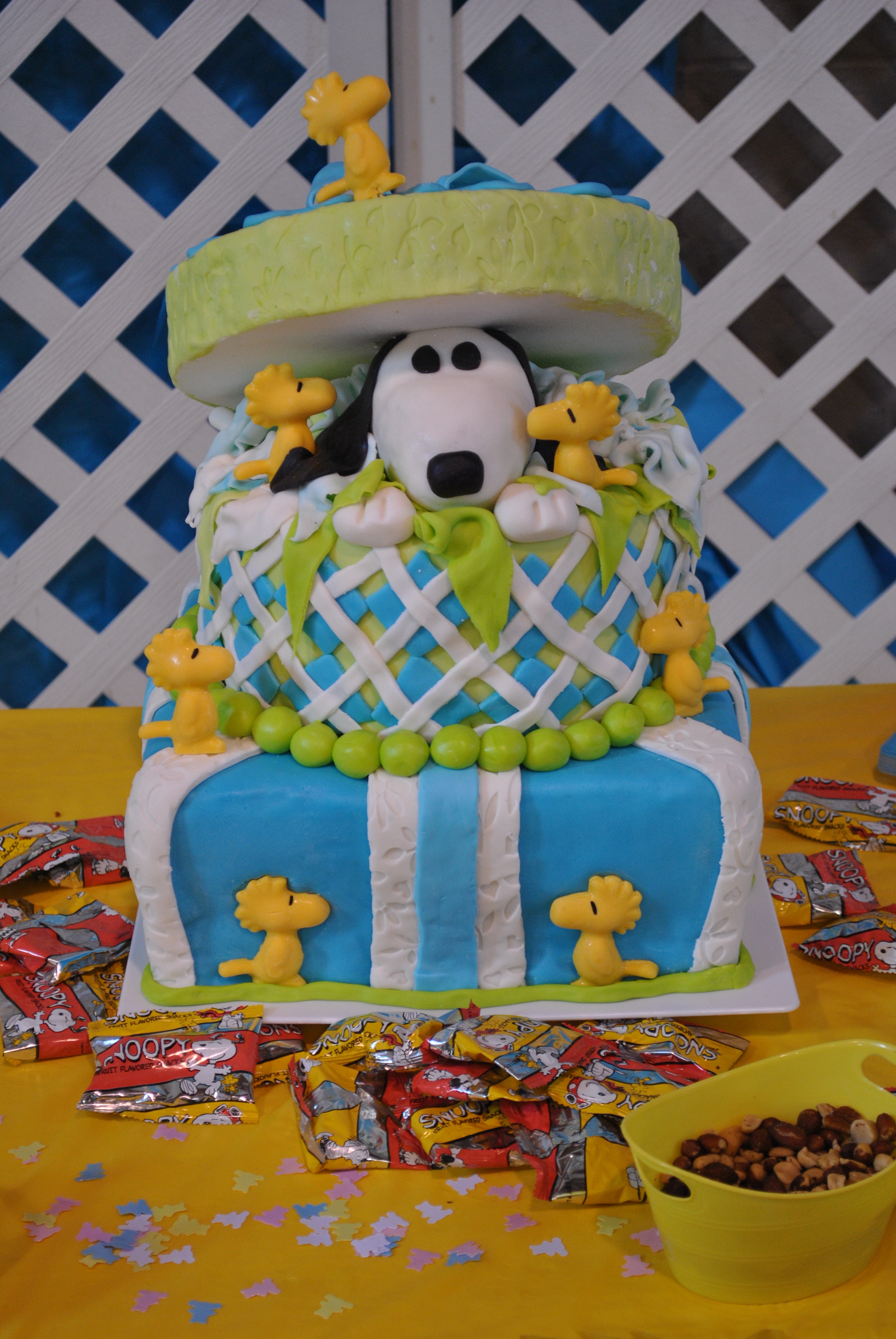 Detail Snoopy Baby Shower Cake Nomer 18