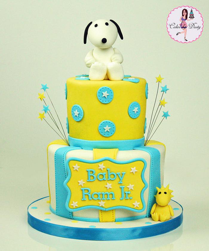 Detail Snoopy Baby Shower Cake Nomer 25