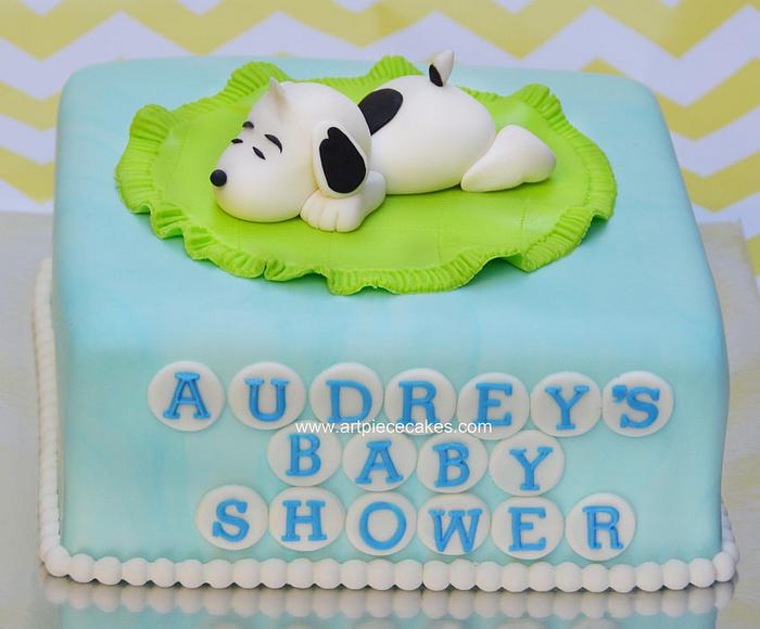 Detail Snoopy Baby Shower Cake Nomer 41