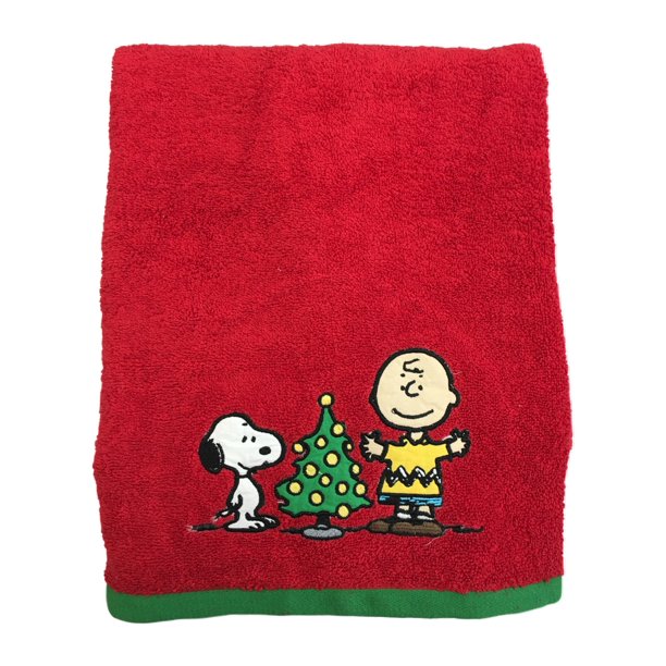 Detail Snoopy Bath Towel Nomer 2