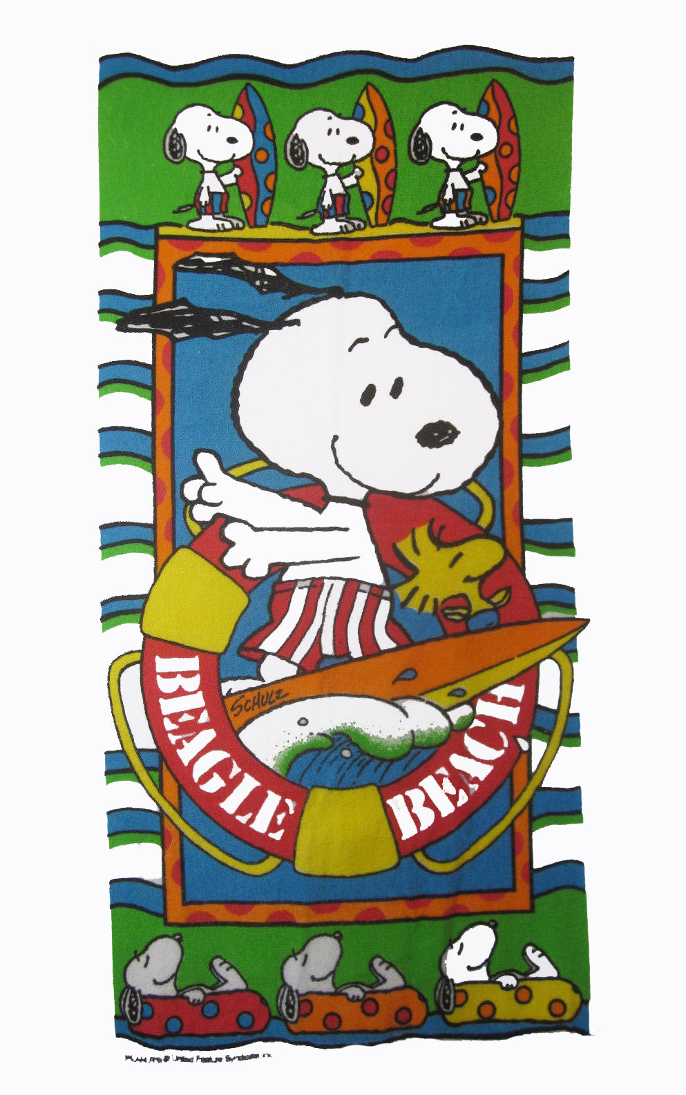 Detail Snoopy Beach Towel Nomer 23