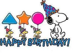 Detail Snoopy Birthday Clip Art Nomer 2