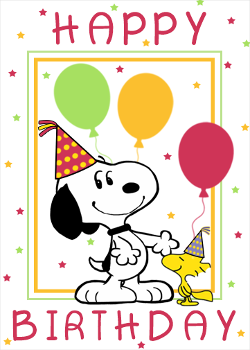 Detail Snoopy Birthday Images Free Nomer 17
