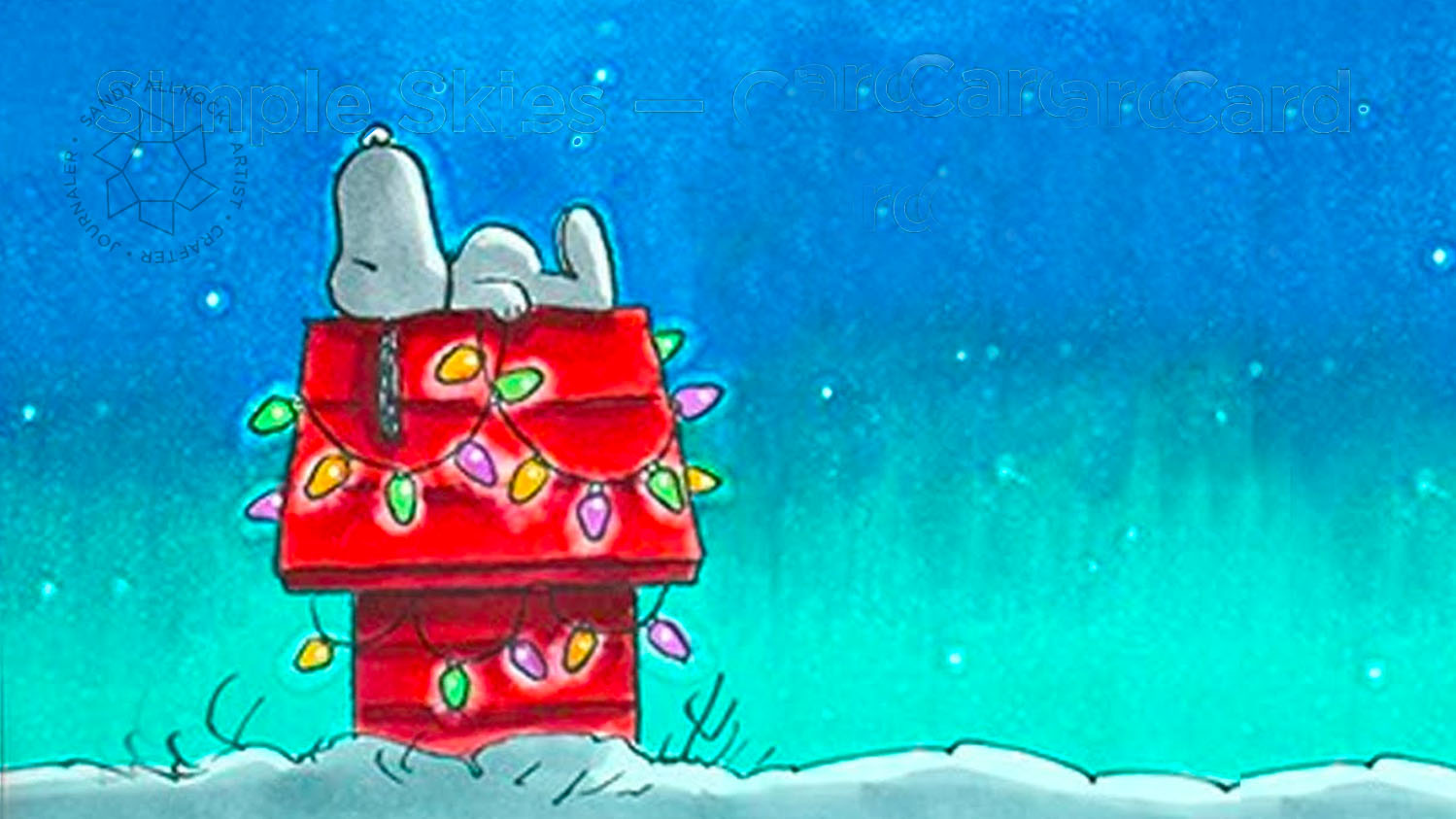 Detail Snoopy Christmas Backgrounds Nomer 35