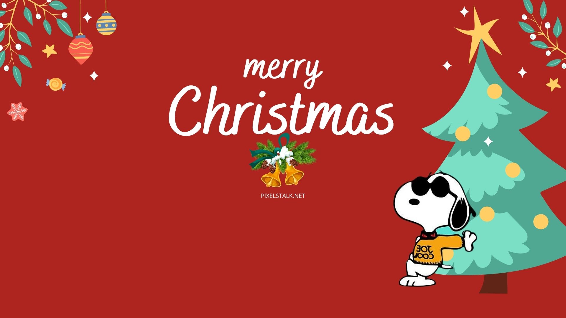 Detail Snoopy Christmas Backgrounds Nomer 5
