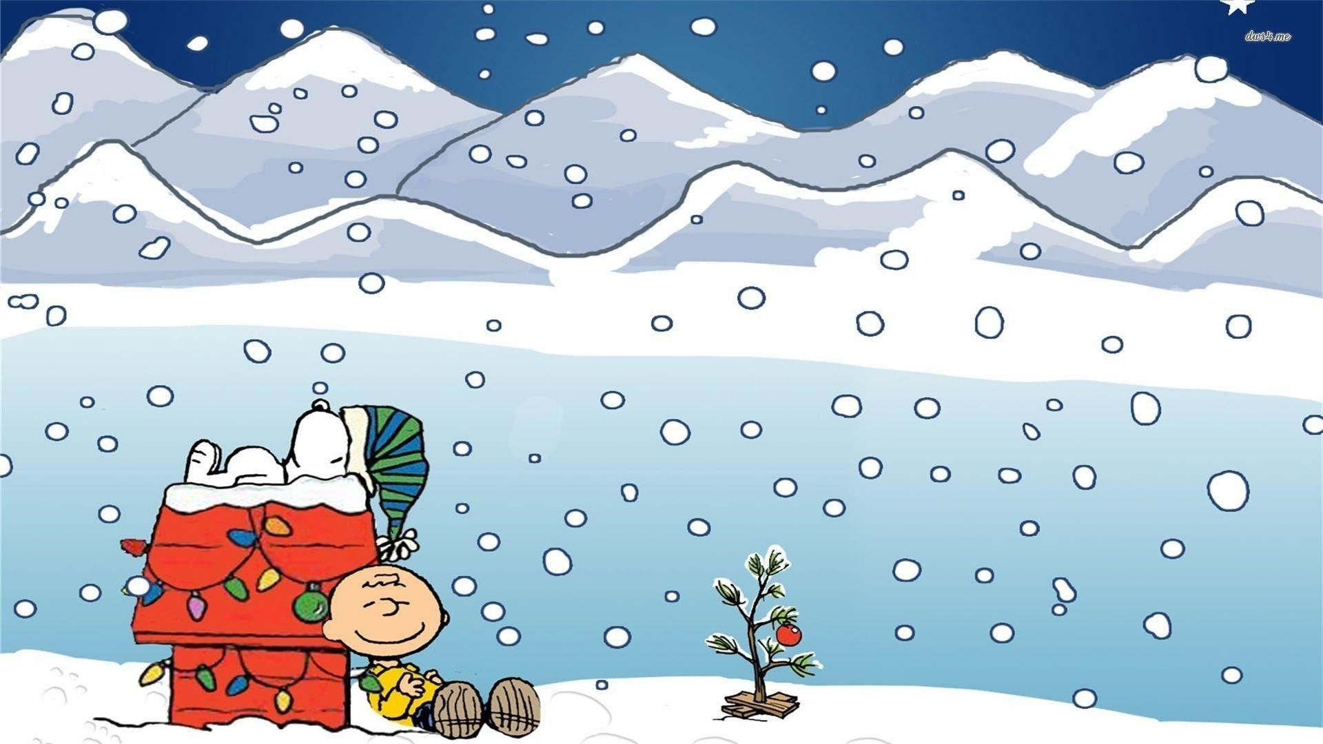 Detail Snoopy Christmas Backgrounds Nomer 6