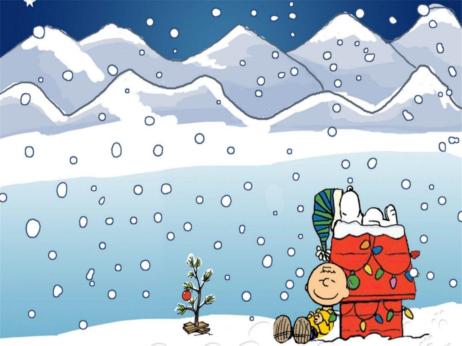 Detail Snoopy Christmas Backgrounds Nomer 8