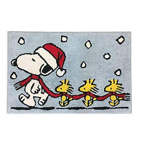 Snoopy Christmas Bathroom Rug - KibrisPDR