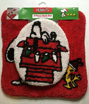 Detail Snoopy Christmas Bathroom Rug Nomer 20