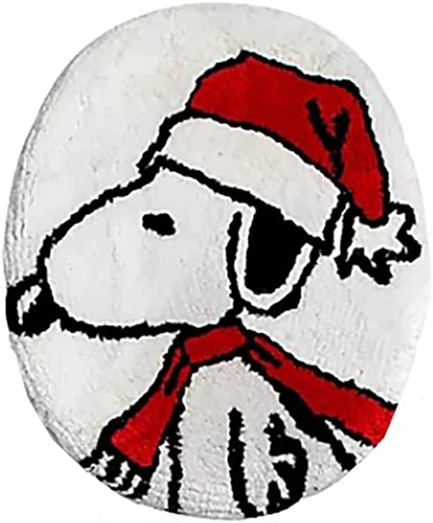 Detail Snoopy Christmas Bathroom Rug Nomer 3