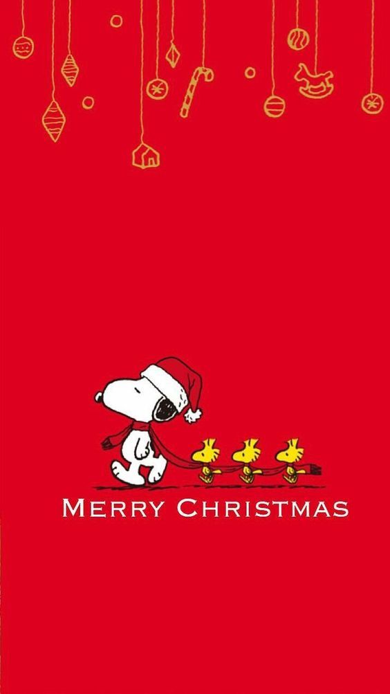 Detail Snoopy Christmas Iphone Wallpaper Nomer 17
