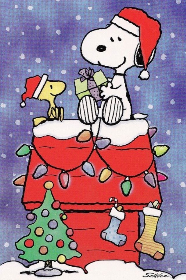 Detail Snoopy Christmas Iphone Wallpaper Nomer 19