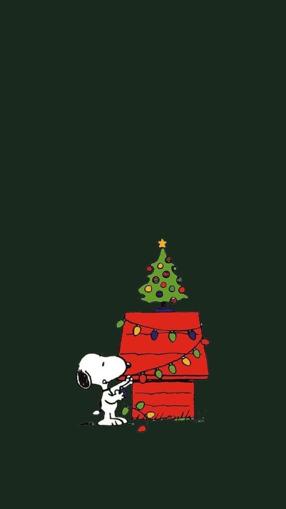 Detail Snoopy Christmas Iphone Wallpaper Nomer 21