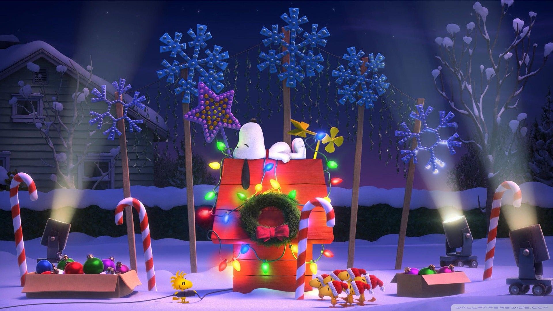 Detail Snoopy Christmas Wallpaper For Iphone Nomer 26