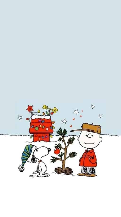 Detail Snoopy Christmas Wallpaper For Iphone Nomer 44