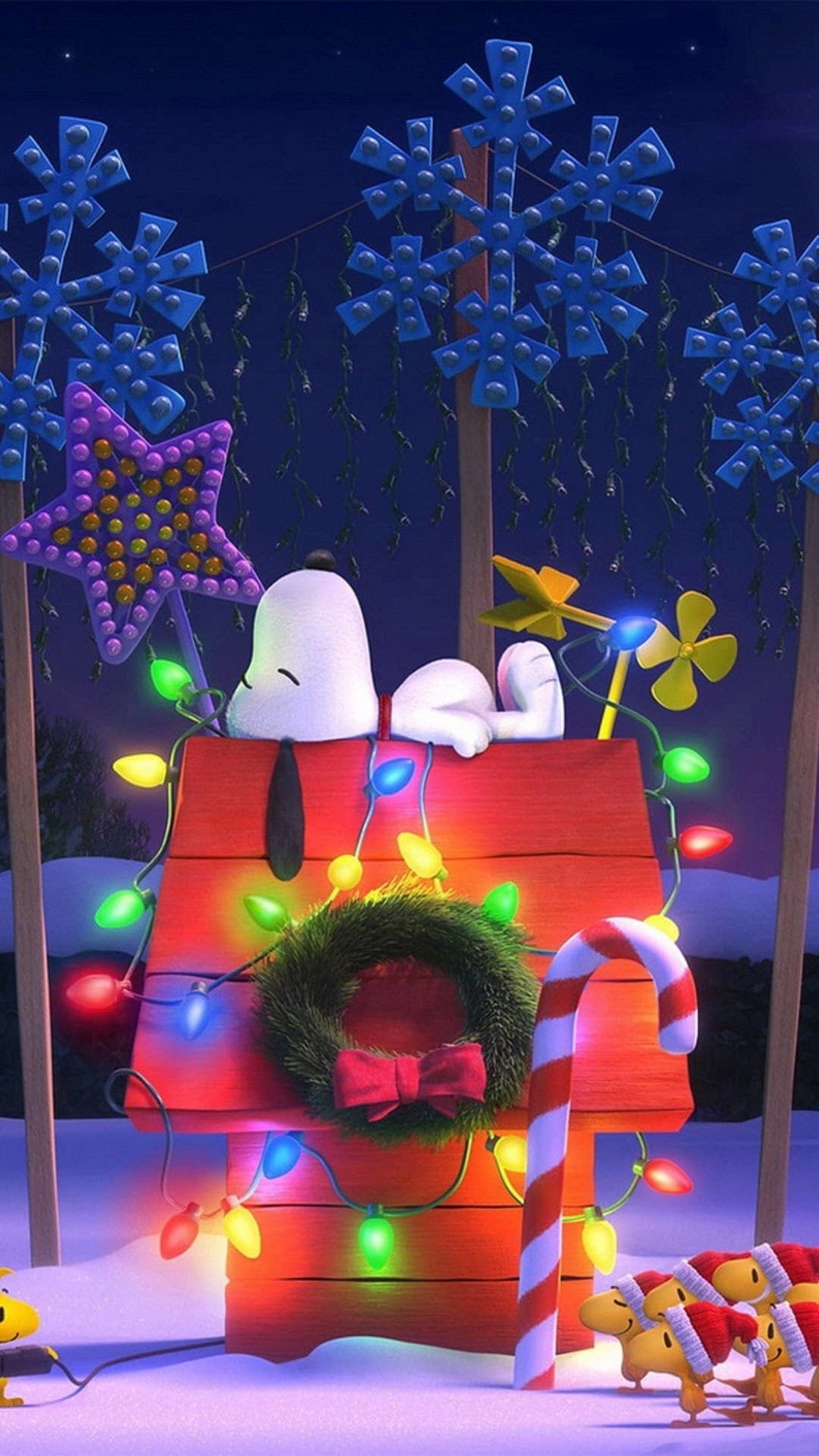 Detail Snoopy Christmas Wallpaper Iphone Nomer 7