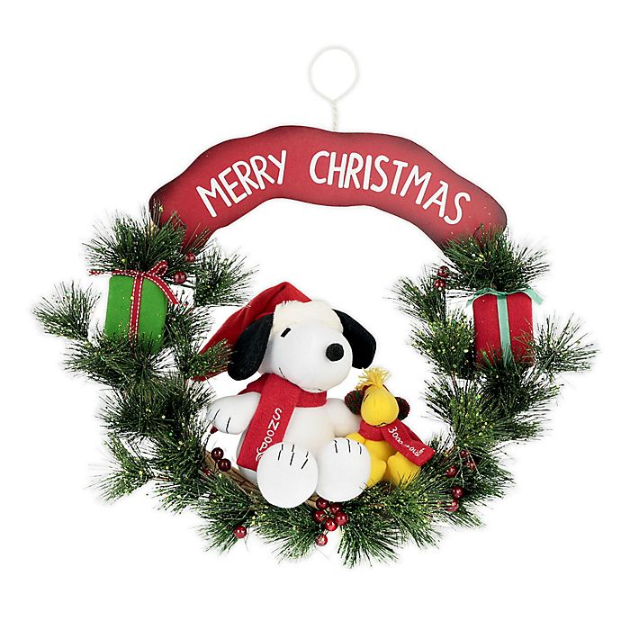 Snoopy Christmas Wreath - KibrisPDR