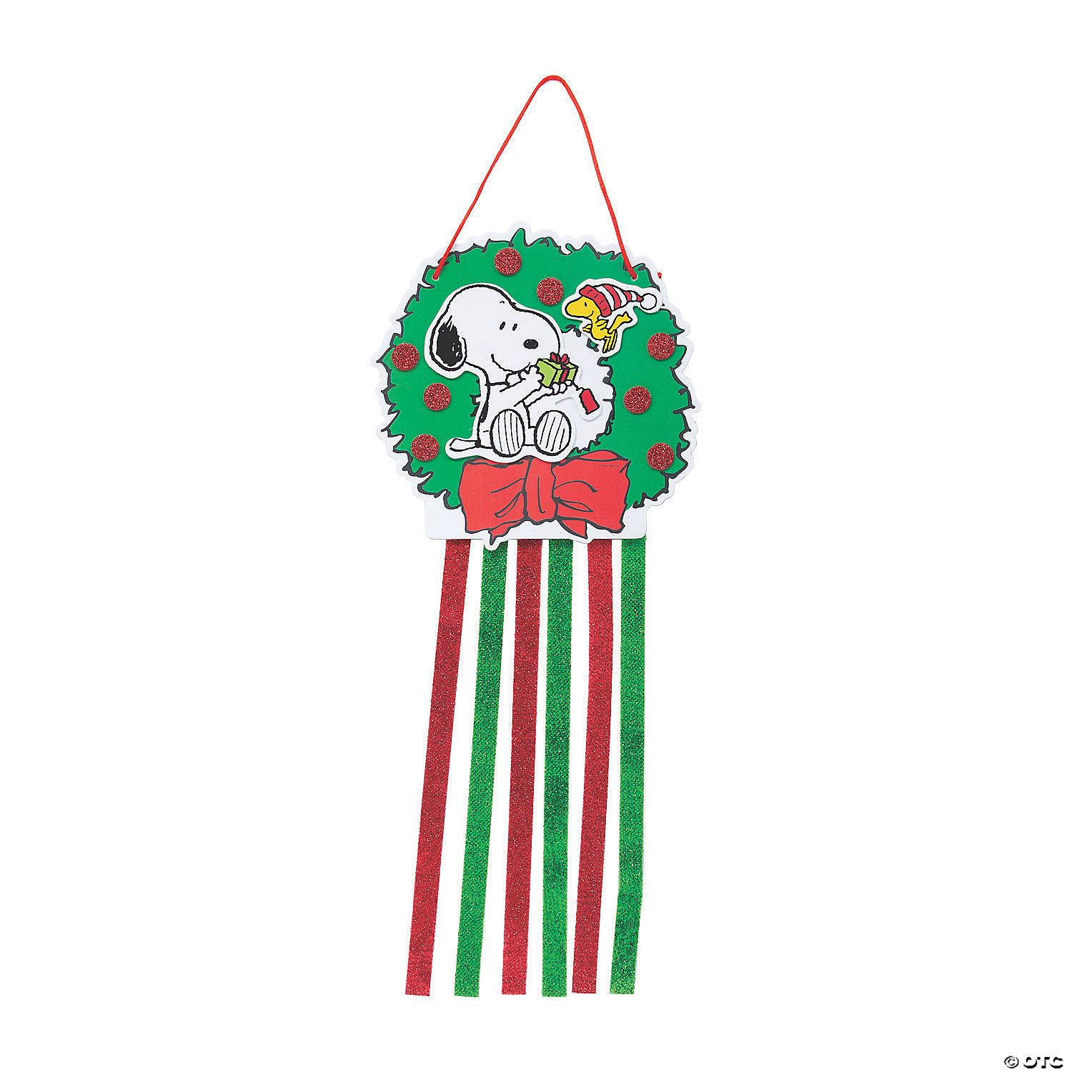Detail Snoopy Christmas Wreath Nomer 39