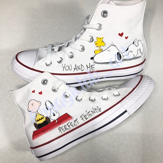 Detail Snoopy Converse Shoes Nomer 12