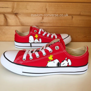 Detail Snoopy Converse Shoes Nomer 49