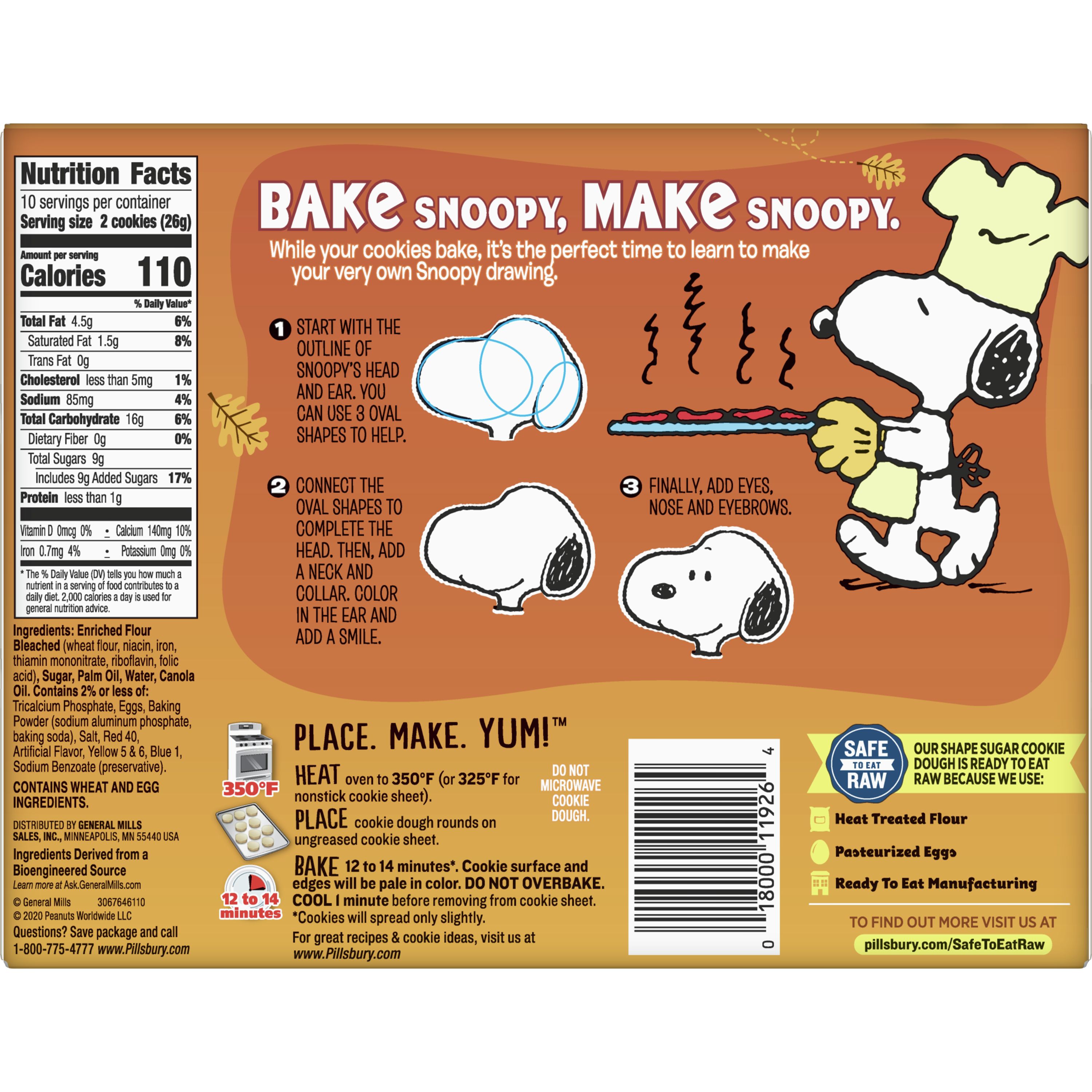 Detail Snoopy Cookie Dough Nomer 3