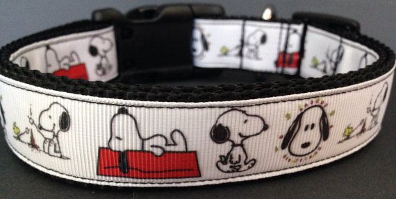 Detail Snoopy Dog Collar And Leash Nomer 53