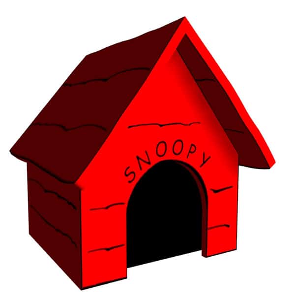 Detail Snoopy Dog House Clipart Nomer 8