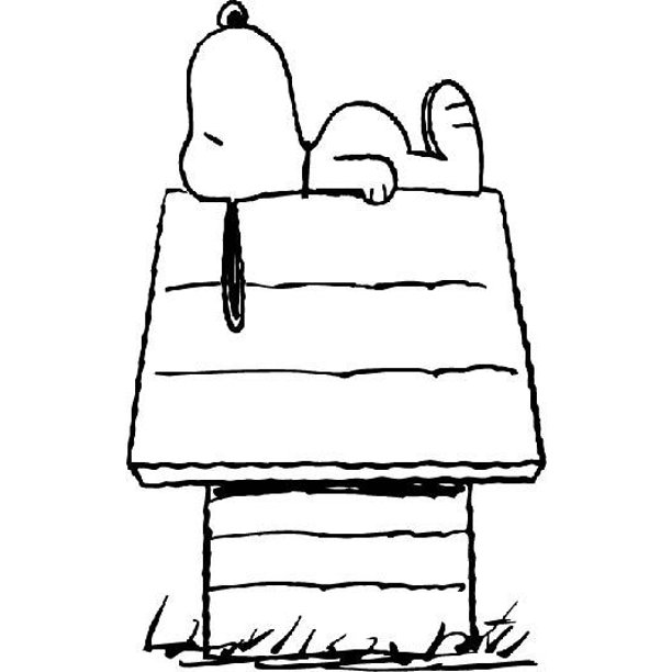 Detail Snoopy Dog House Clipart Nomer 10