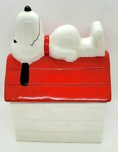 Detail Snoopy Dog House Cookie Jar Nomer 11