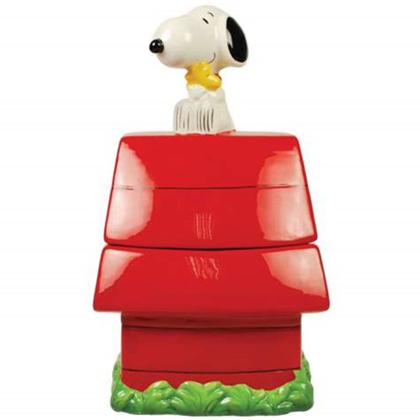 Detail Snoopy Dog House Cookie Jar Nomer 20