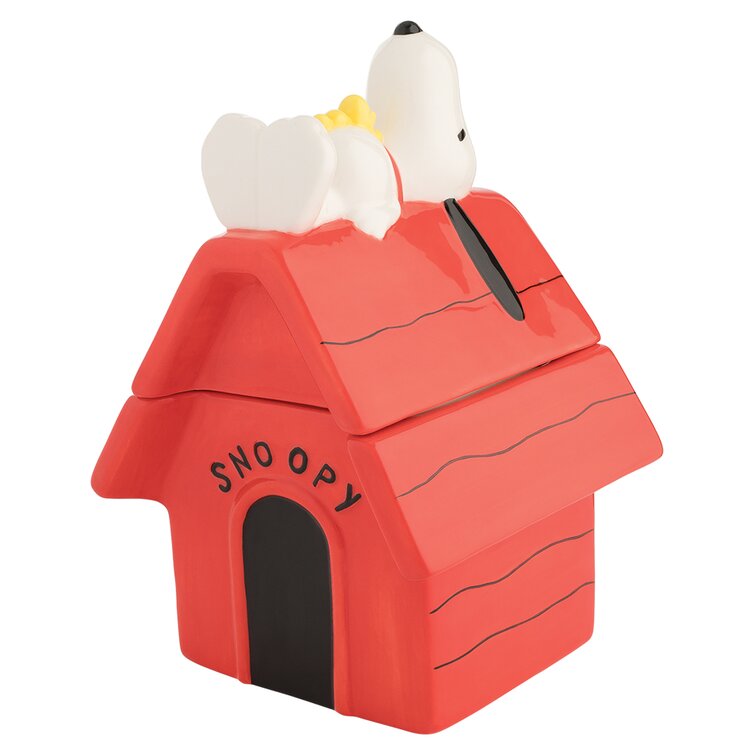 Detail Snoopy Dog House Cookie Jar Nomer 4