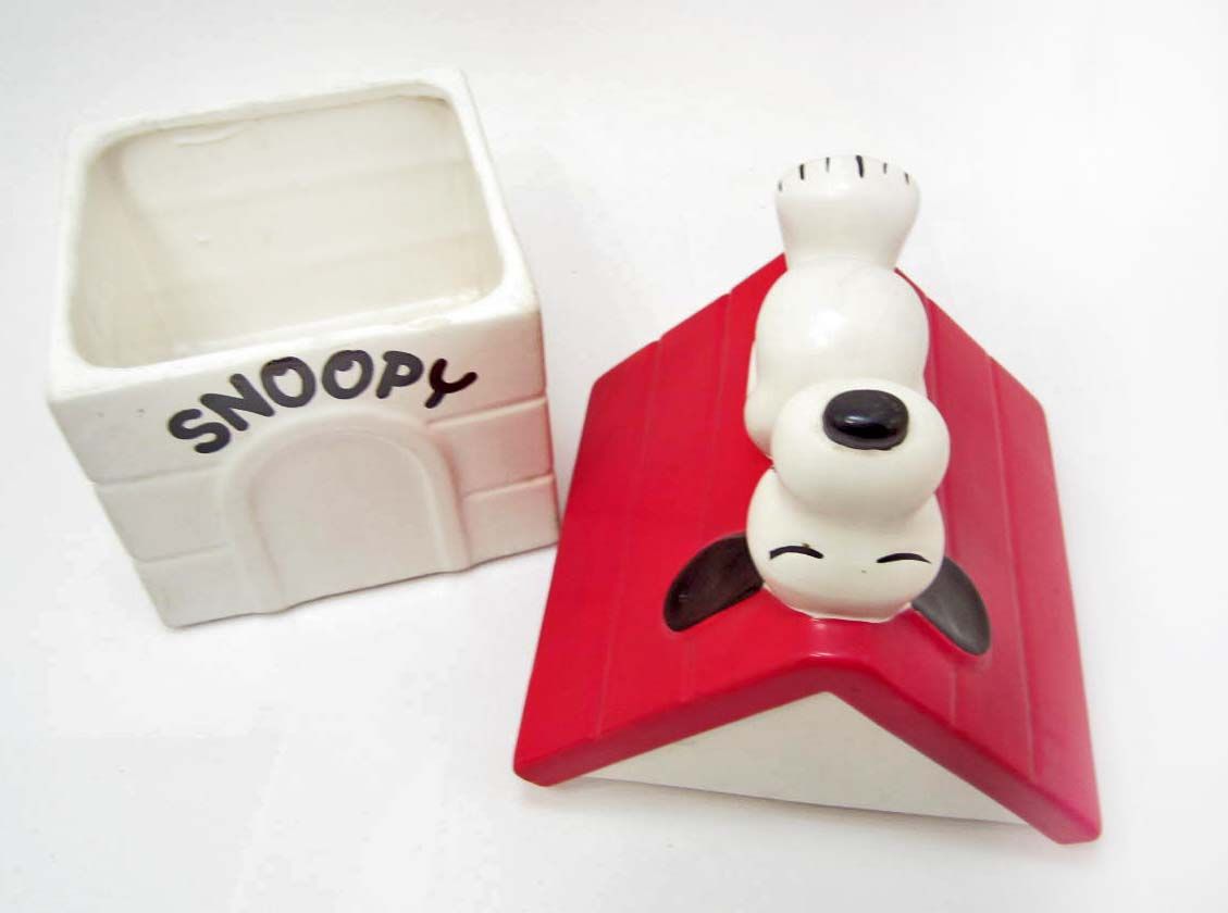 Detail Snoopy Dog House Cookie Jar Nomer 38