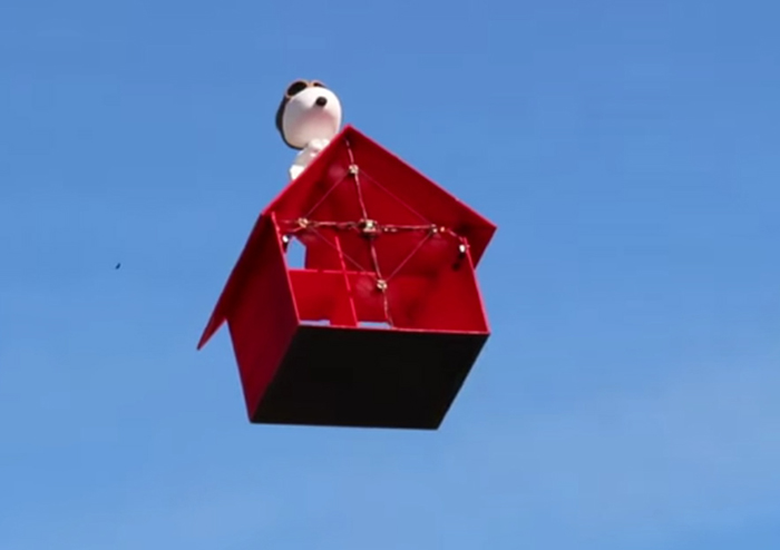 Detail Snoopy Dog House Drone Nomer 32