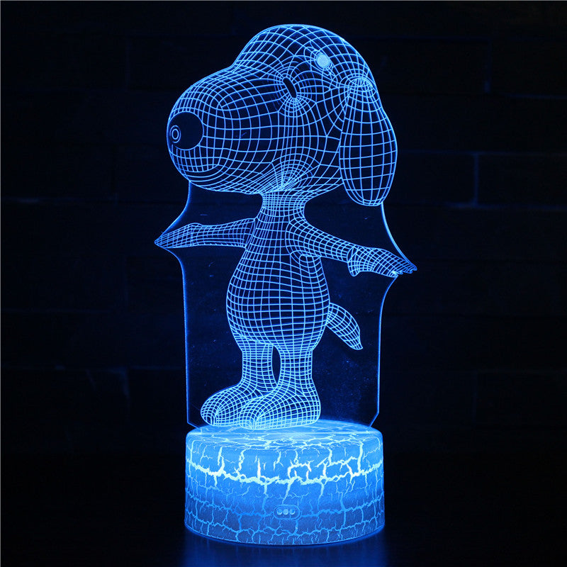 Detail Snoopy Dog Lamp Nomer 48