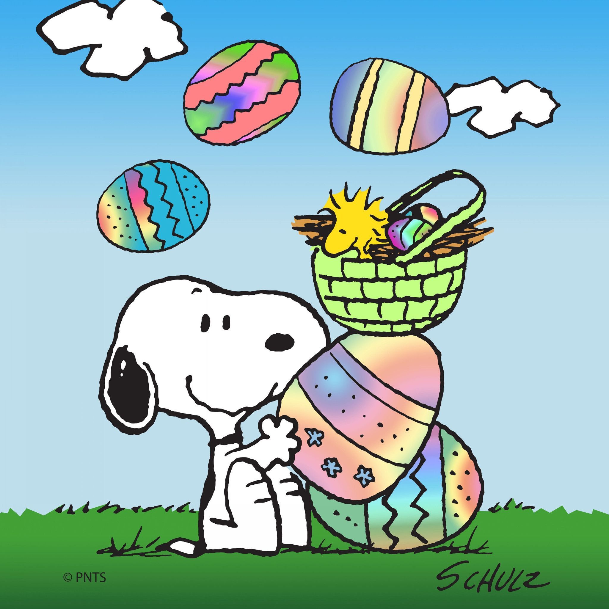 Detail Snoopy Easter Clipart Nomer 7