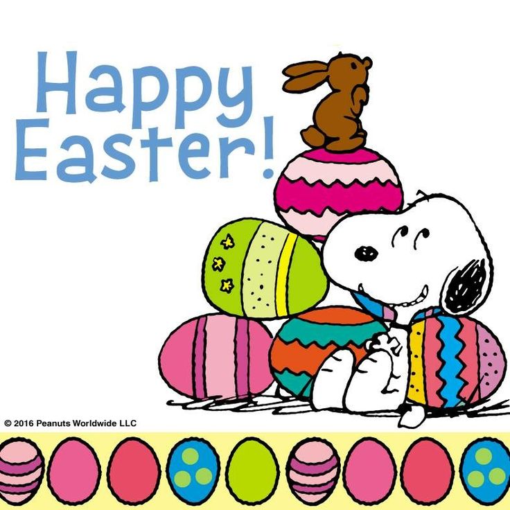 Detail Snoopy Easter Clipart Nomer 3