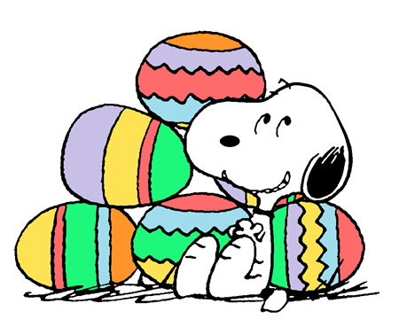 Detail Snoopy Easter Clipart Nomer 5