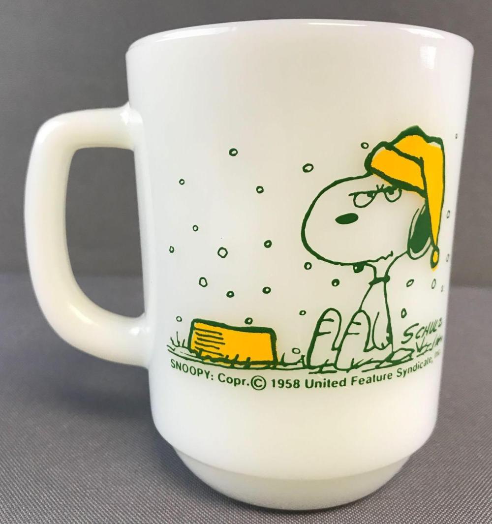 Detail Snoopy Fire King Mug Nomer 24