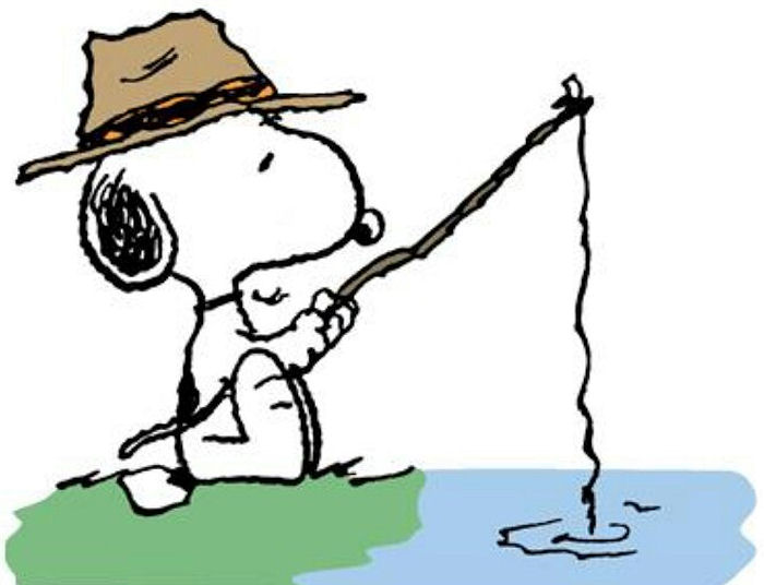 Detail Snoopy Fishing Images Nomer 10